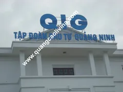 Thiết kế chữ nổi quảng cáo làm tên tòa nhà cao tầng