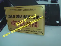 Biển đồng giá rẻ cung cấp chuyên nghiệp