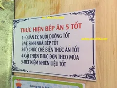 Biển nội quy làm như thế nào