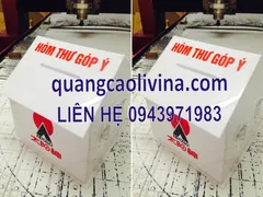 Hòm thư trắng sữa , mica trong