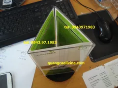 Kệ menu tam giác đẹp