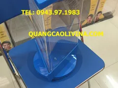 Kệ mica tam giác để bàn