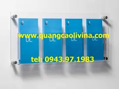 Kệ tài liệu treo tường mica