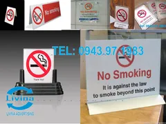 Nhận làm biển No smoking theo yêu cầu