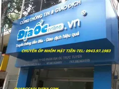 Nhận làm biển ốp nhôm cho các cửa hàng thời trang