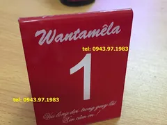 Nhận làm biển số để bàn theo yêu cầu