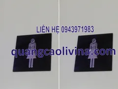 Nhận làm biển wc theo yêu cầu