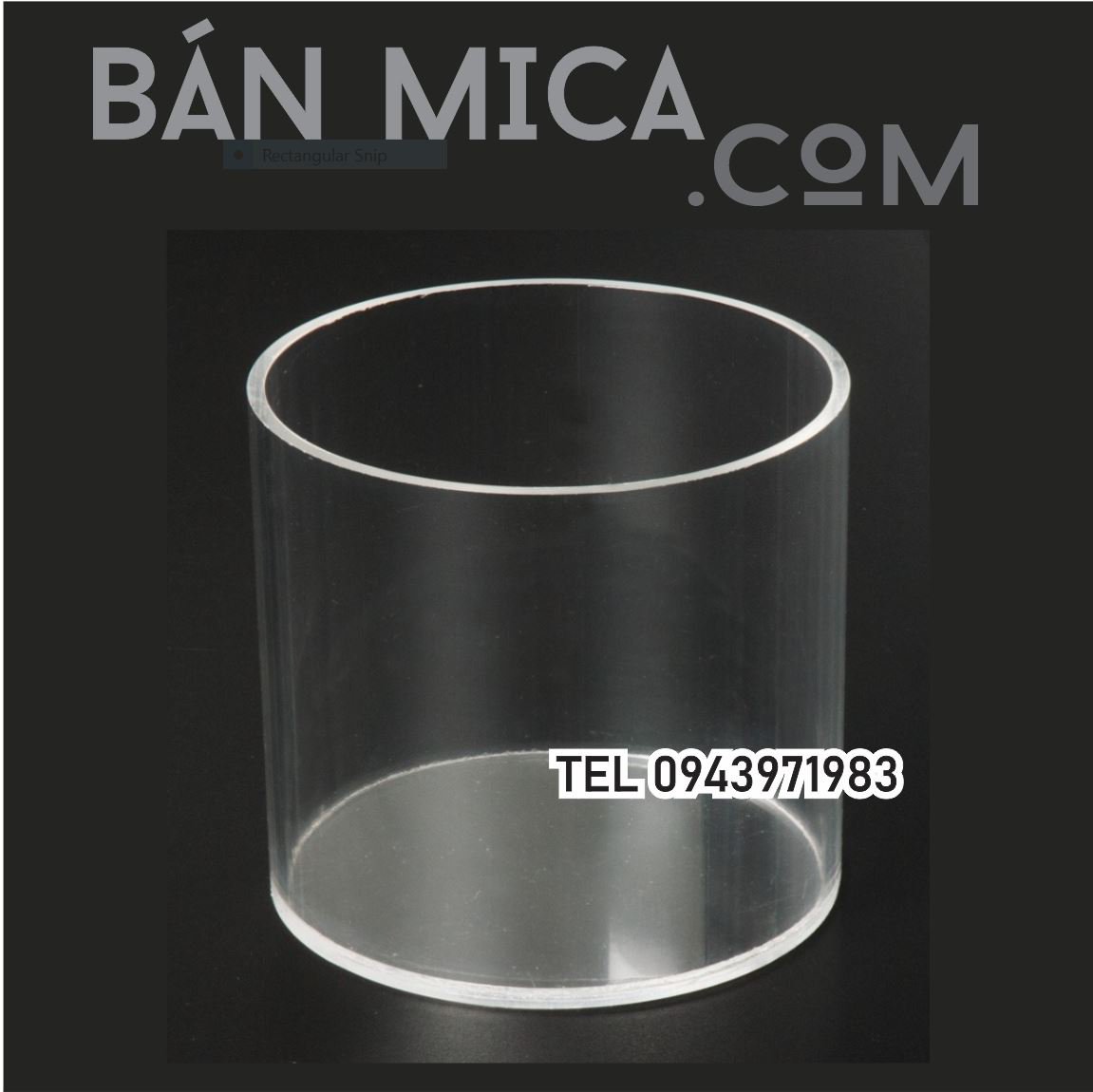 Mica ống đường kính D60MM -Mica 60x3MM