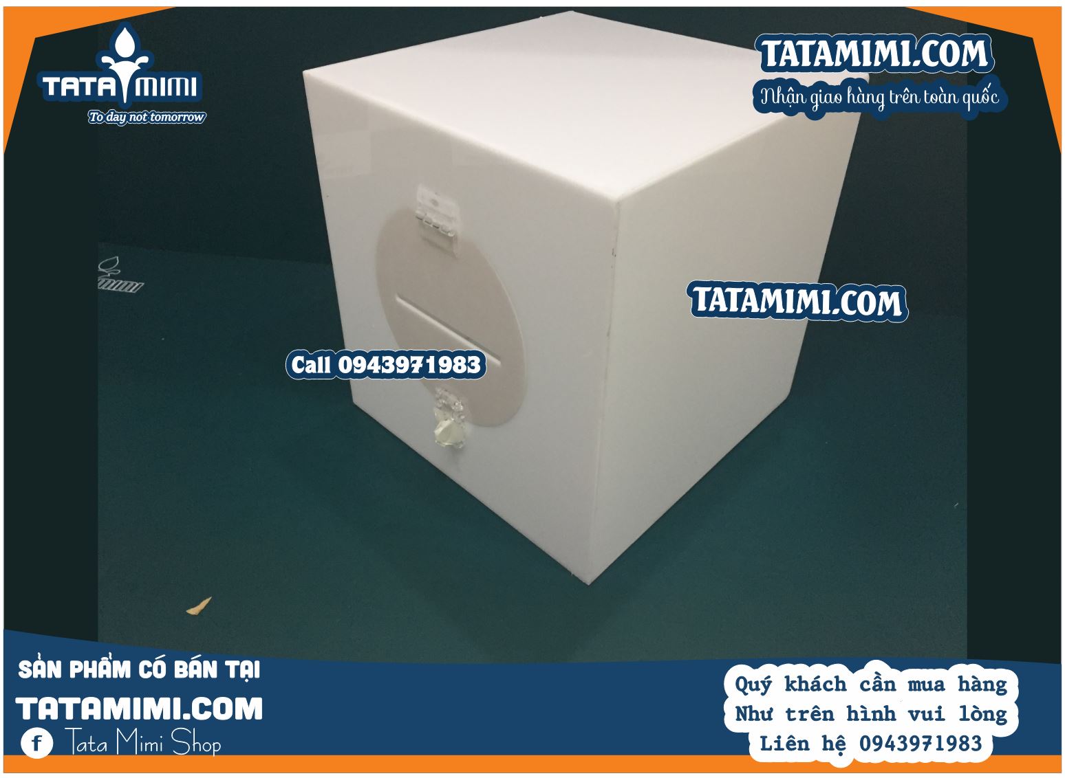 Thùng rút thăm từ mica