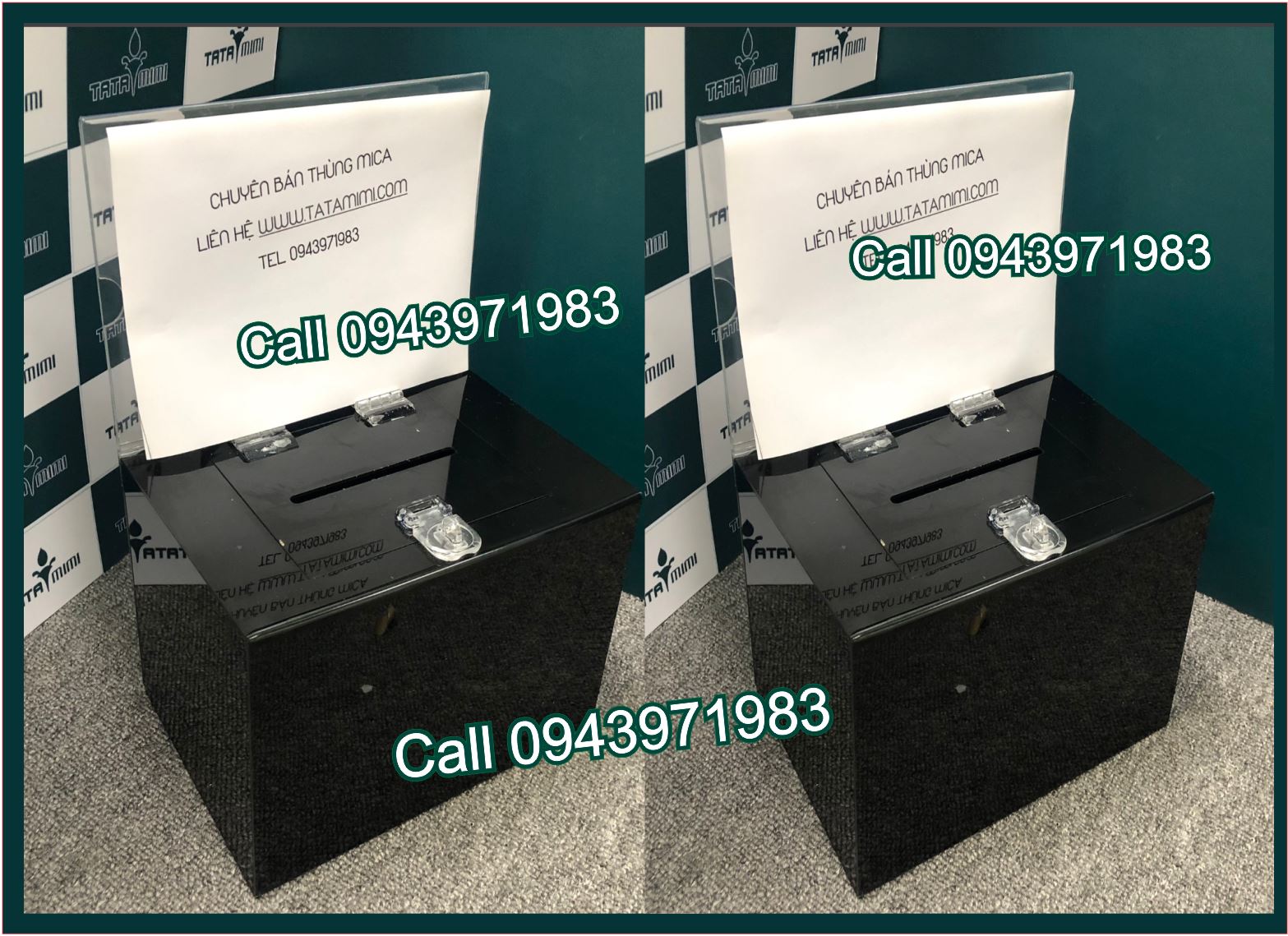 Khách hàng thường lựa chọn thùng mica màu gì