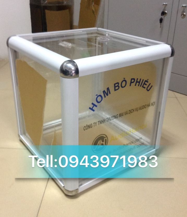 Thùng phiếu làm kích thước nào hợp lí