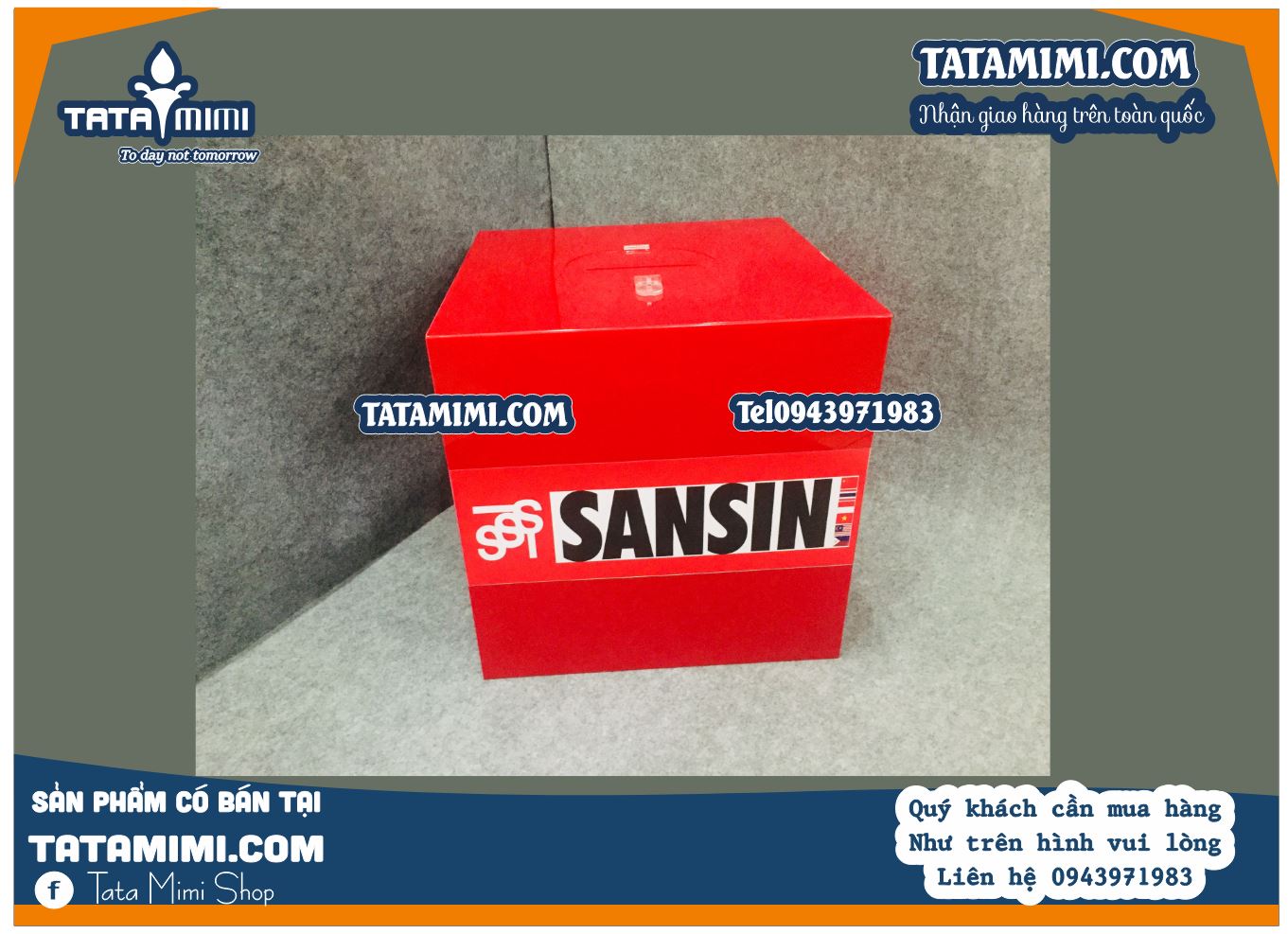 Mica làm thành thùng tipbox - thùng phiếu