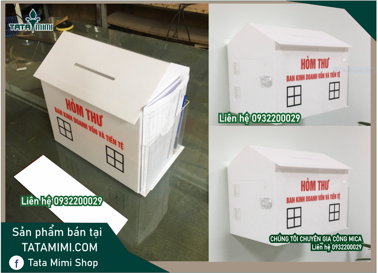 Thùng thư thùng góp ý mái nhà