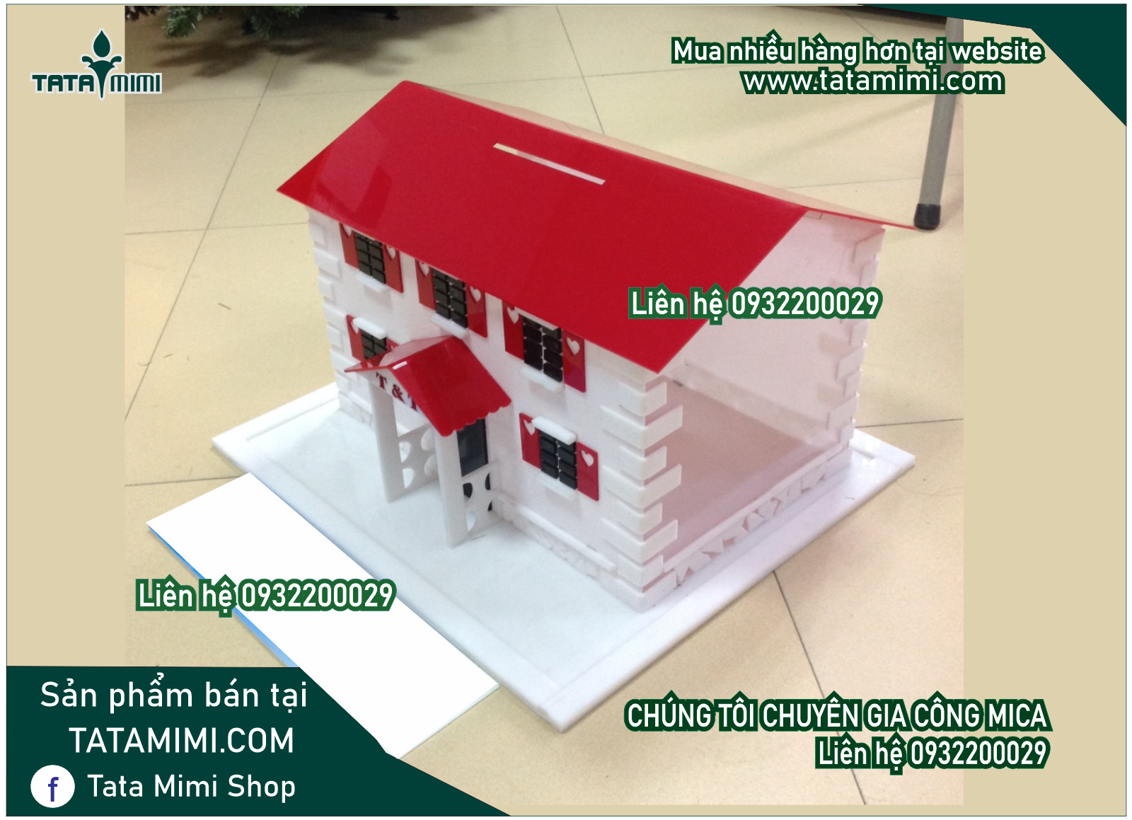 Thùng thư mica treo tường