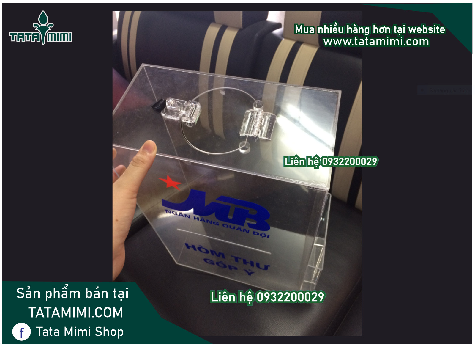 Hòm thư góp ý kích thước trung bình