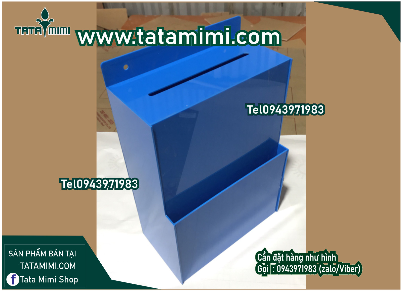 Thùng thư mica treo tường