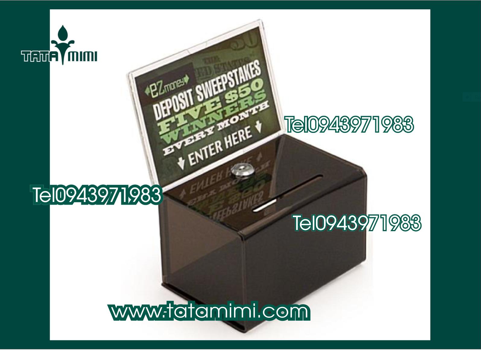 Hộp tipbox làm bằng mica