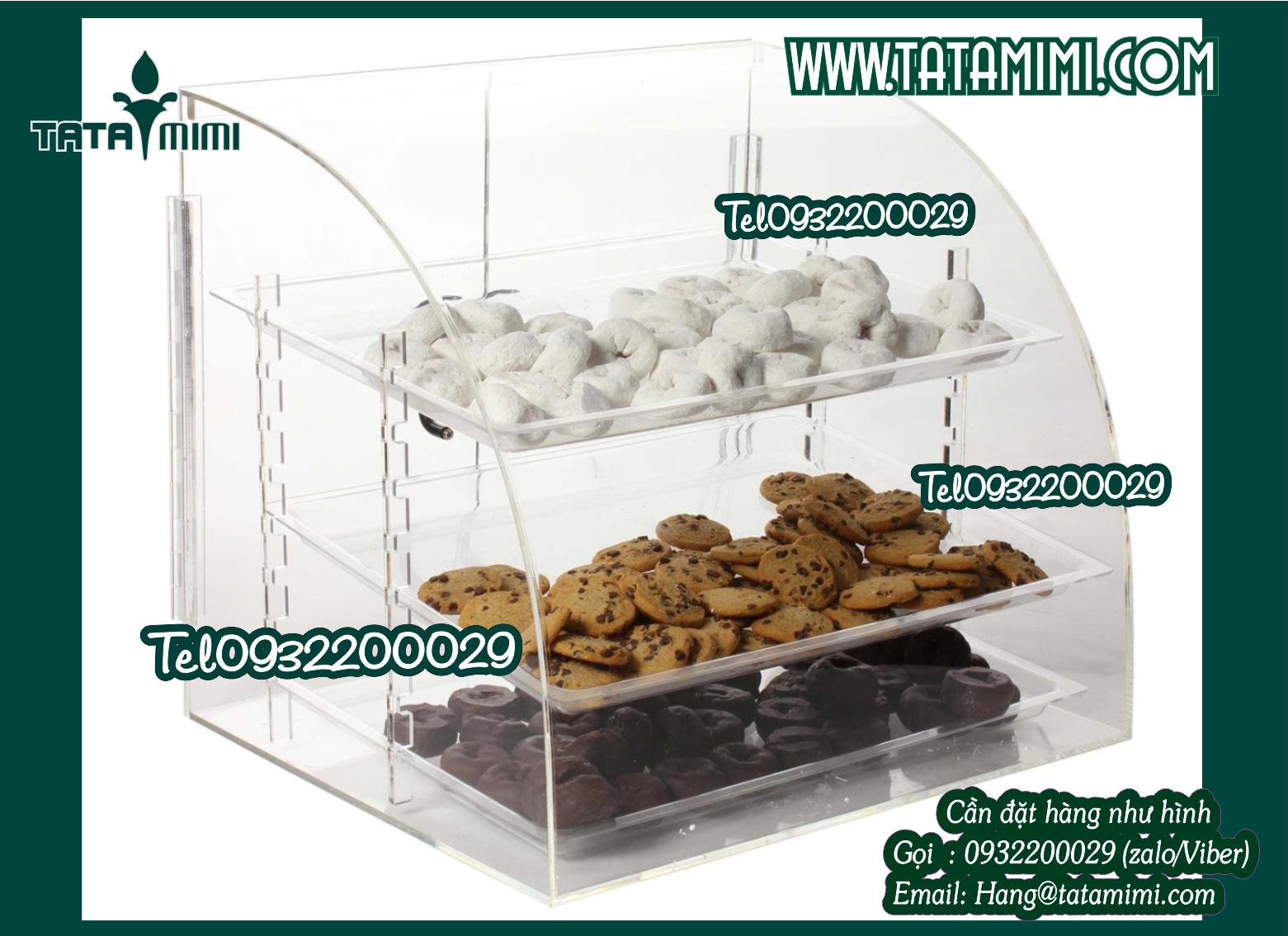 Tủ mica để bánh ngọt