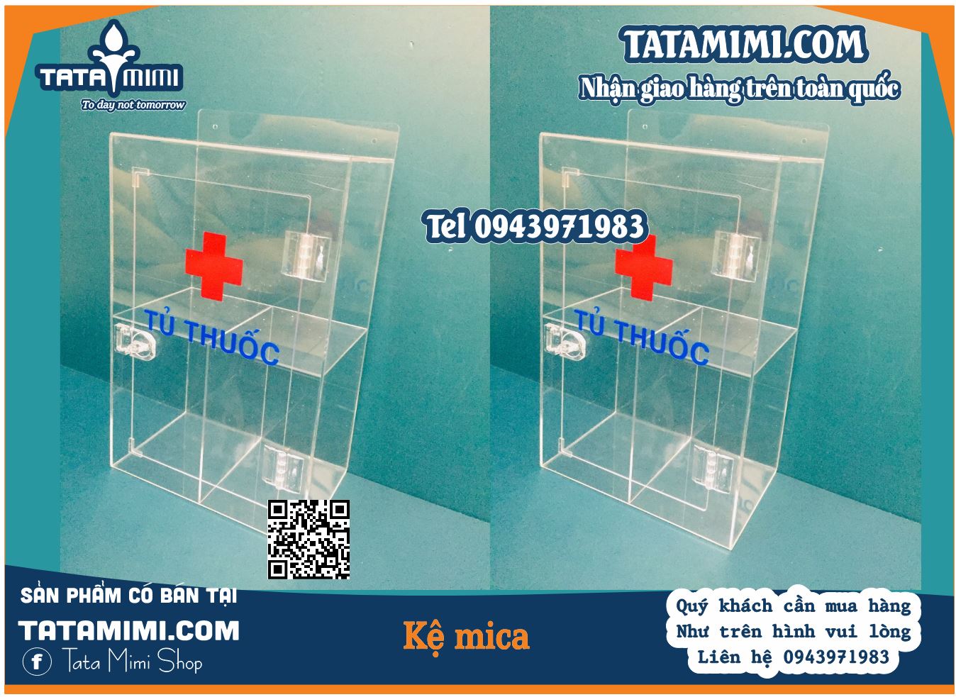 Tủ thuốc treo tường mica