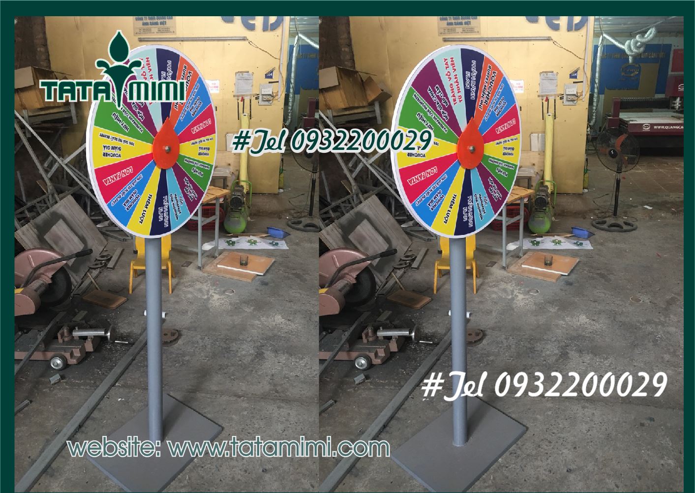 các loại vòng xoay trúng thưởng