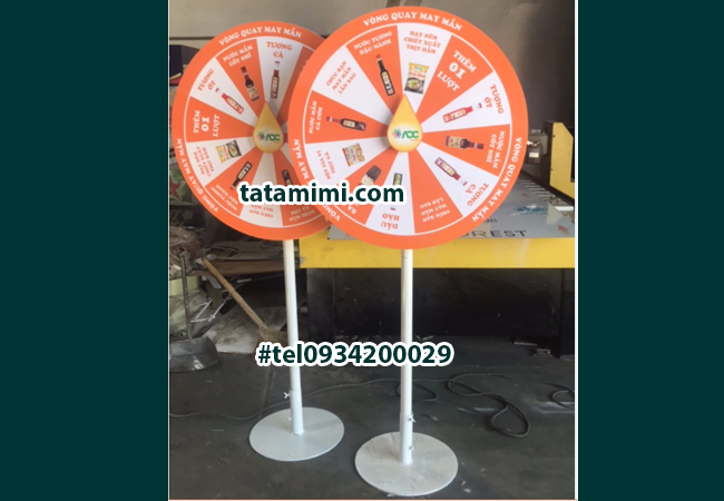Làm vòng quay cho dịp tri ân khách hàng