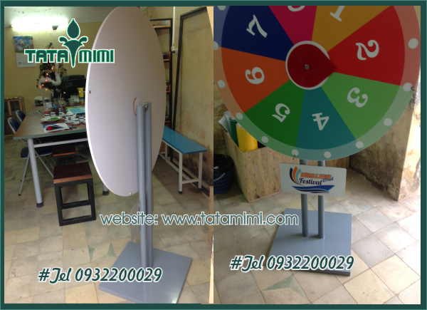 Vòng quay trúng thưởng mica