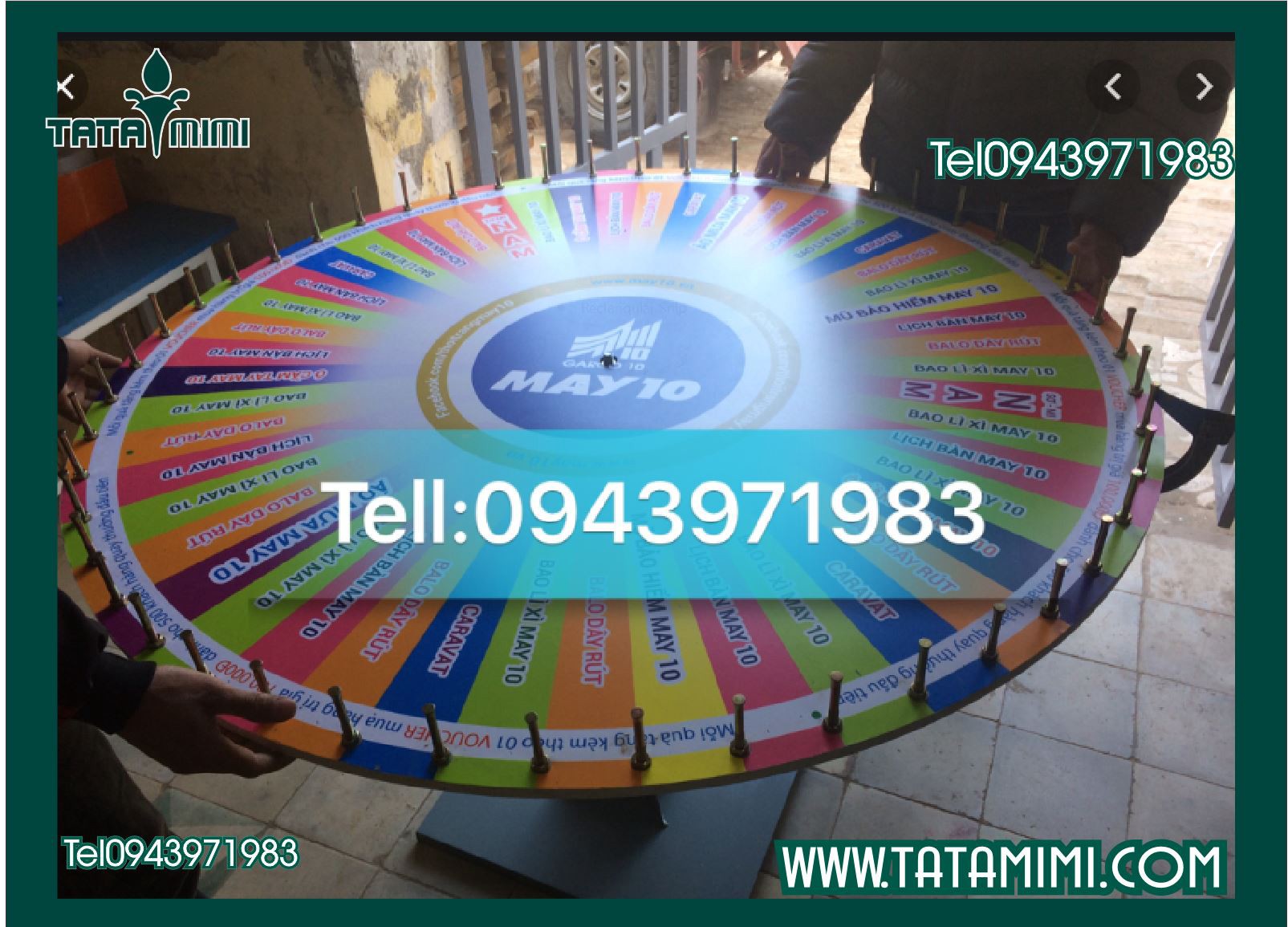 Cần mua gấp vòng quay trúng thưởng