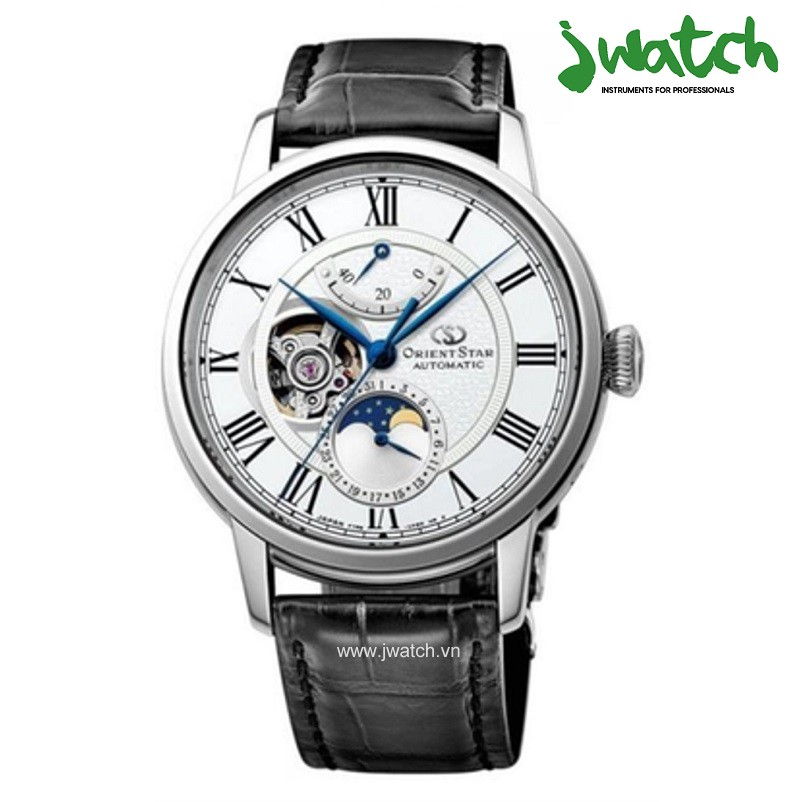 ĐỒNG HỒ ORIENT STAR CLASSIC MOONPHASE RE-AM0001S00B DÂY DA