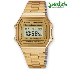 ĐỒNG HỒ CASIO UNISEX A168WG-9WDF DÂY KIM LOẠI