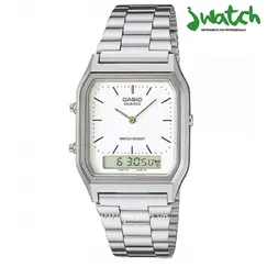 ĐỒNG HỒ CASIO AQ-230-7DMQ DÂY KIM LOẠI