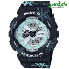 ĐỒNG HỒ CASIO NỮ BABY-G BA-110CF-1AVDF DÂY CAO SU