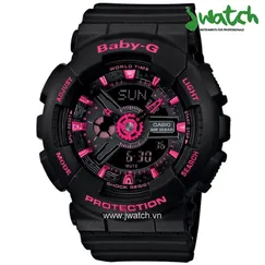ĐỒNG HỒ CASIO NỮ BABY-G BA-111-1ADR DÂY CAO SU