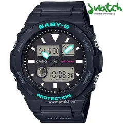 ĐỒNG HỒ CASIO NỮ BABY-G BAX-100-1ADR DÂY CAO SU