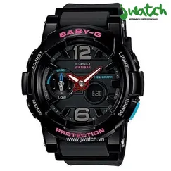 ĐỒNG HỒ CASIO NỮ BABY-G BGA-180-1BDR DÂY CAO SU