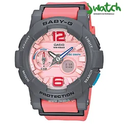 ĐỒNG HỒ CASIO NỮ BABY-G BGA-180-4B2DR DÂY CAO SU