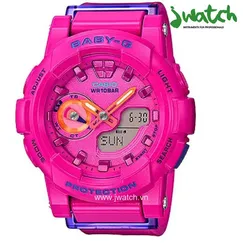 ĐỒNG HỒ CASIO NỮ BABY-G BGA-185FS-4ADR DÂY CAO SU