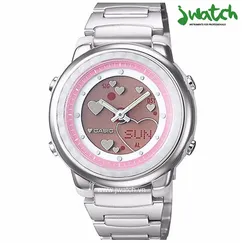 ĐỒNG HỒ CASIO NỮ LAW-25D-4AVDF DÂY KIM LOẠI