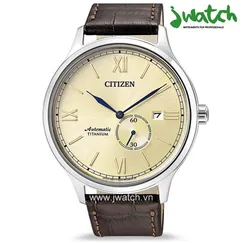 ĐỒNG HỒ CITIZEN AUTOMATIC TITANIUM NJ0090-13P DÂY DA