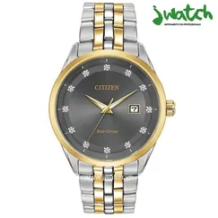 ĐỒNG HỒ CITIZEN ECO-DRIVE CORSO DIAMOND BM7258-54H DÂY KIM LOẠI