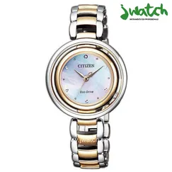 ĐỒNG HỒ CITIZEN NỮ ECO-DRIVE EM0666-89D DÂY KIM LOẠI