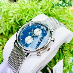 ĐỒNG HỒ CITIZEN QUARTZ CHRONOGRAPH AN3610-80L DÂY KIM LOẠI