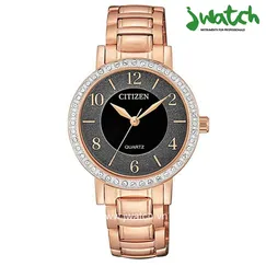 ĐỒNG HỒ CITIZEN NỮ QUARTZ EL3048-53E DÂY KIM LOẠI