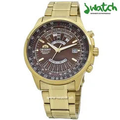 ĐỒNG HỒ ORIENT PERPETUAL CALENDAR WORLD TIME FEU07003TX DÂY KIM LOẠI