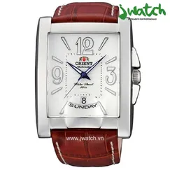 ĐỒNG HỒ ORIENT MẶT VUÔNG FEVAD003WT DÂY DA