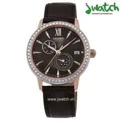 ĐỒNG HỒ ORIENT NỮ SUN AND MOON RA-AK0005Y00C (RA-AK0005Y10B) DÂY DA