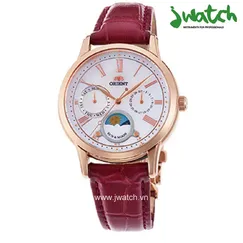 ĐỒNG HỒ ORIENT NỮ SUN AND MOON RA-KA0001A00B DÂY DA (RA-KA0001A10B)