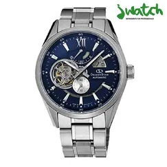 ĐỒNG HỒ ORIENT STAR SEMI SKELETON SDK05002D0 POWER RESERVE DÂY KIM LOẠI