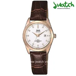 ĐỒNG HỒ Q&Q NỮ QZ13J121Y DÂY DA