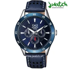ĐỒNG HỒ Q&Q QUARTZ CE02J502Y DÂY DA