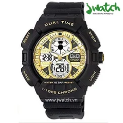 ĐỒNG HỒ Q&Q QUARTZ GW81J003Y DÂY CAO SU